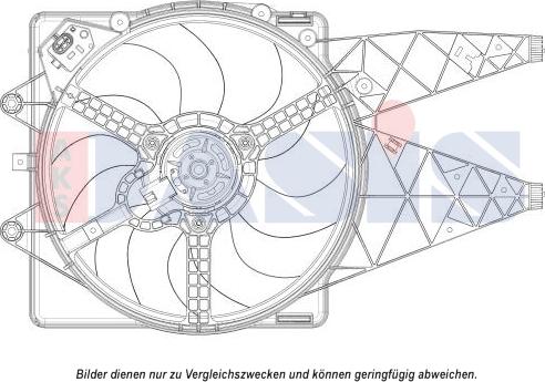 AKS Dasis 088138N - Ventilators, Motora dzesēšanas sistēma autodraugiem.lv