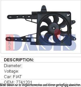 AKS Dasis 088230N - Ventilators, Motora dzesēšanas sistēma autodraugiem.lv