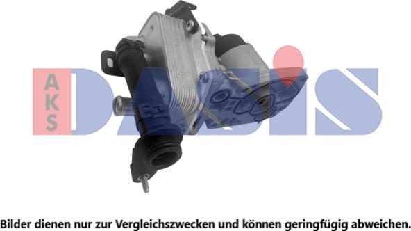 AKS Dasis 026011N - Eļļas radiators, Motoreļļa autodraugiem.lv