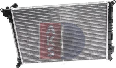 AKS Dasis 020014N - Radiators, Motora dzesēšanas sistēma autodraugiem.lv