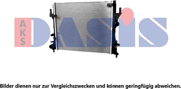 AKS Dasis 020071N - Radiators, Motora dzesēšanas sistēma autodraugiem.lv