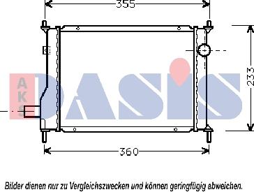 AKS Dasis 020270N - Radiators, Motora dzesēšanas sistēma autodraugiem.lv