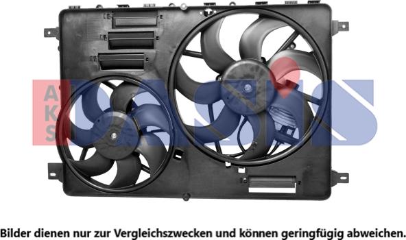 AKS Dasis 028015N - Ventilators, Motora dzesēšanas sistēma autodraugiem.lv