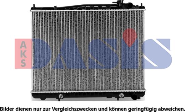 AKS Dasis 070091N - Radiators, Motora dzesēšanas sistēma autodraugiem.lv