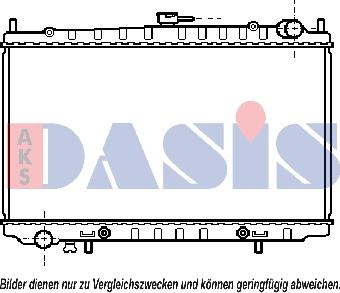 AKS Dasis 070043N - Radiators, Motora dzesēšanas sistēma autodraugiem.lv