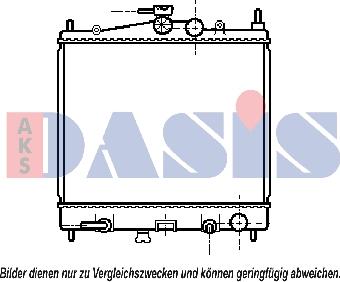 AKS Dasis 070066N - Radiators, Motora dzesēšanas sistēma autodraugiem.lv