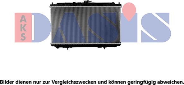 AKS Dasis 070085N - Radiators, Motora dzesēšanas sistēma autodraugiem.lv