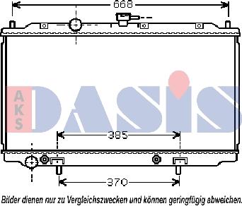 AKS Dasis 070087N - Radiators, Motora dzesēšanas sistēma autodraugiem.lv