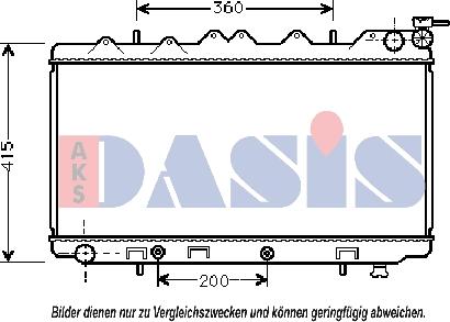 AKS Dasis 070640N - Radiators, Motora dzesēšanas sistēma autodraugiem.lv