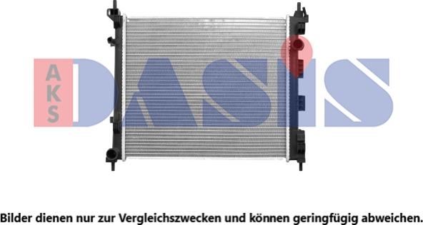 AKS Dasis 070199N - Radiators, Motora dzesēšanas sistēma autodraugiem.lv