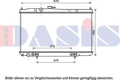 AKS Dasis 070134N - Radiators, Motora dzesēšanas sistēma autodraugiem.lv