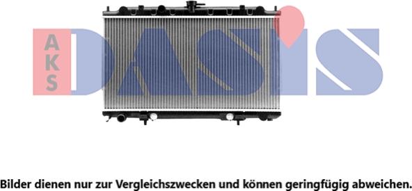 AKS Dasis 070136N - Radiators, Motora dzesēšanas sistēma autodraugiem.lv