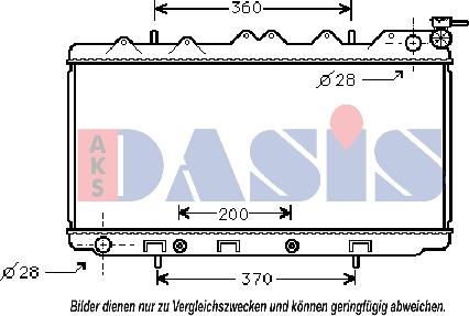 AKS Dasis 070780N - Radiators, Motora dzesēšanas sistēma autodraugiem.lv