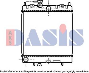 AKS Dasis 071440N - Radiators, Motora dzesēšanas sistēma autodraugiem.lv