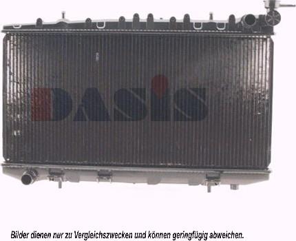 AKS Dasis 071460N - Radiators, Motora dzesēšanas sistēma autodraugiem.lv