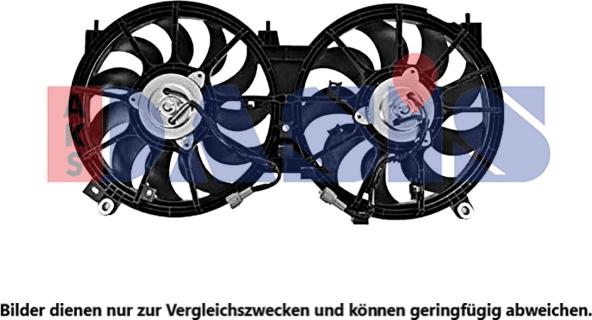 AKS Dasis 078004N - Ventilators, Motora dzesēšanas sistēma autodraugiem.lv