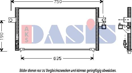 AKS Dasis 072002N - Kondensators, Gaisa kond. sistēma autodraugiem.lv