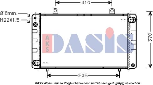 AKS Dasis 190040N - Radiators, Motora dzesēšanas sistēma autodraugiem.lv