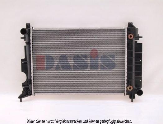 AKS Dasis 190250N - Radiators, Motora dzesēšanas sistēma autodraugiem.lv