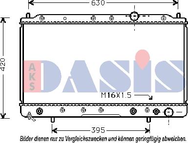 AKS Dasis 140950N - Radiators, Motora dzesēšanas sistēma autodraugiem.lv