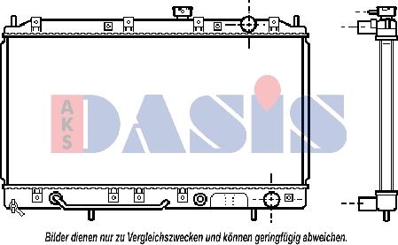 AKS Dasis 140049N - Radiators, Motora dzesēšanas sistēma autodraugiem.lv