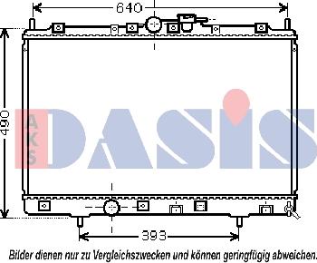 AKS Dasis 140059N - Radiators, Motora dzesēšanas sistēma autodraugiem.lv