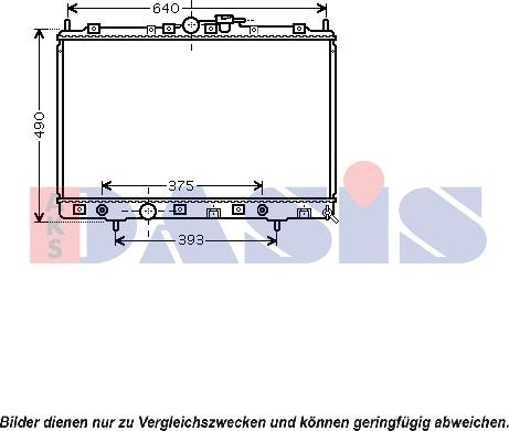 AKS Dasis 140055N - Radiators, Motora dzesēšanas sistēma autodraugiem.lv