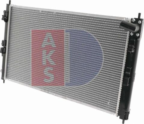 AKS Dasis 140069N - Radiators, Motora dzesēšanas sistēma autodraugiem.lv