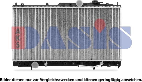 AKS Dasis 140004N - Radiators, Motora dzesēšanas sistēma autodraugiem.lv