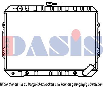 AKS Dasis 140820N - Radiators, Motora dzesēšanas sistēma autodraugiem.lv