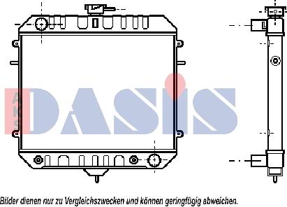 AKS Dasis 150590N - Radiators, Motora dzesēšanas sistēma autodraugiem.lv