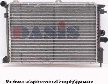 AKS Dasis 150610N - Radiators, Motora dzesēšanas sistēma autodraugiem.lv