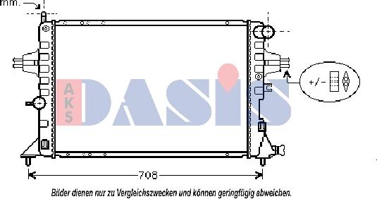 AKS Dasis 150046N - Radiators, Motora dzesēšanas sistēma autodraugiem.lv