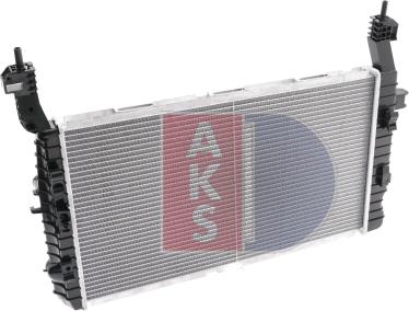 AKS Dasis 150055N - Radiators, Motora dzesēšanas sistēma autodraugiem.lv