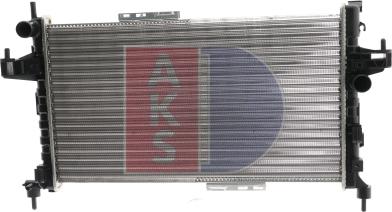 AKS Dasis 150053N - Radiators, Motora dzesēšanas sistēma autodraugiem.lv