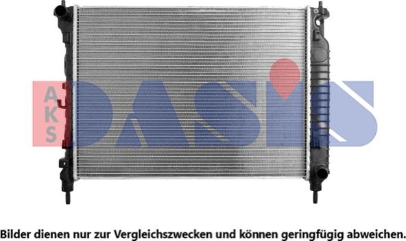 AKS Dasis 150008N - Radiators, Motora dzesēšanas sistēma autodraugiem.lv