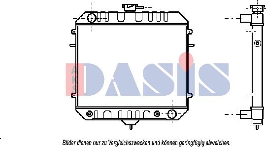 AKS Dasis 150038N - Radiators, Motora dzesēšanas sistēma autodraugiem.lv