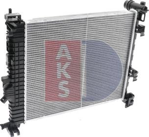 AKS Dasis 150108N - Radiators, Motora dzesēšanas sistēma autodraugiem.lv