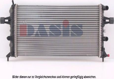 AKS Dasis 150110N - Radiators, Motora dzesēšanas sistēma autodraugiem.lv