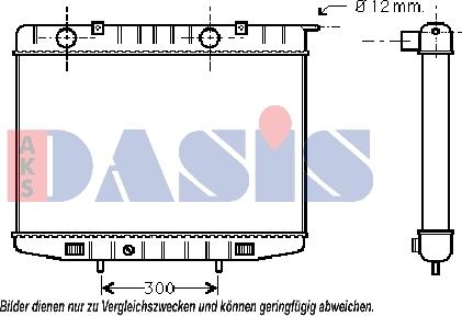 AKS Dasis 150760N - Radiators, Motora dzesēšanas sistēma autodraugiem.lv