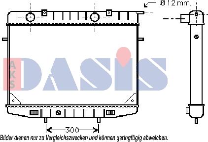 AKS Dasis 150720N - Radiators, Motora dzesēšanas sistēma autodraugiem.lv