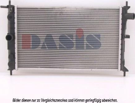 AKS Dasis 151520N - Radiators, Motora dzesēšanas sistēma autodraugiem.lv