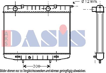 AKS Dasis 151800N - Radiators, Motora dzesēšanas sistēma autodraugiem.lv