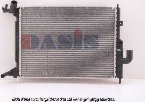 AKS Dasis 151880N - Radiators, Motora dzesēšanas sistēma autodraugiem.lv