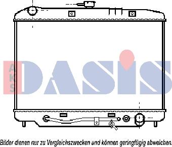 AKS Dasis 151820N - Radiators, Motora dzesēšanas sistēma autodraugiem.lv