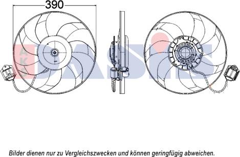 AKS Dasis 158099N - Ventilators, Motora dzesēšanas sistēma autodraugiem.lv
