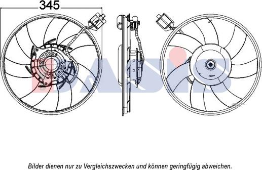 AKS Dasis 158105N - Ventilators, Motora dzesēšanas sistēma autodraugiem.lv