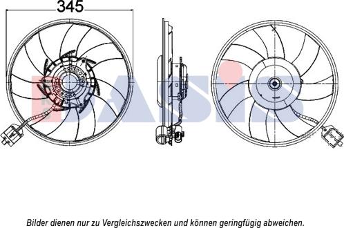 AKS Dasis 158106N - Ventilators, Motora dzesēšanas sistēma autodraugiem.lv