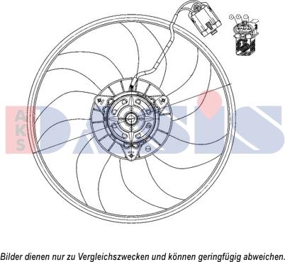 AKS Dasis 158111N - Ventilators, Motora dzesēšanas sistēma autodraugiem.lv