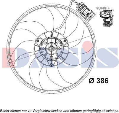 AKS Dasis 158112N - Ventilators, Motora dzesēšanas sistēma autodraugiem.lv